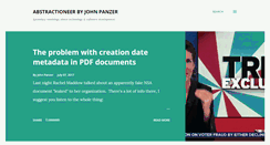 Desktop Screenshot of abstractioneer.org